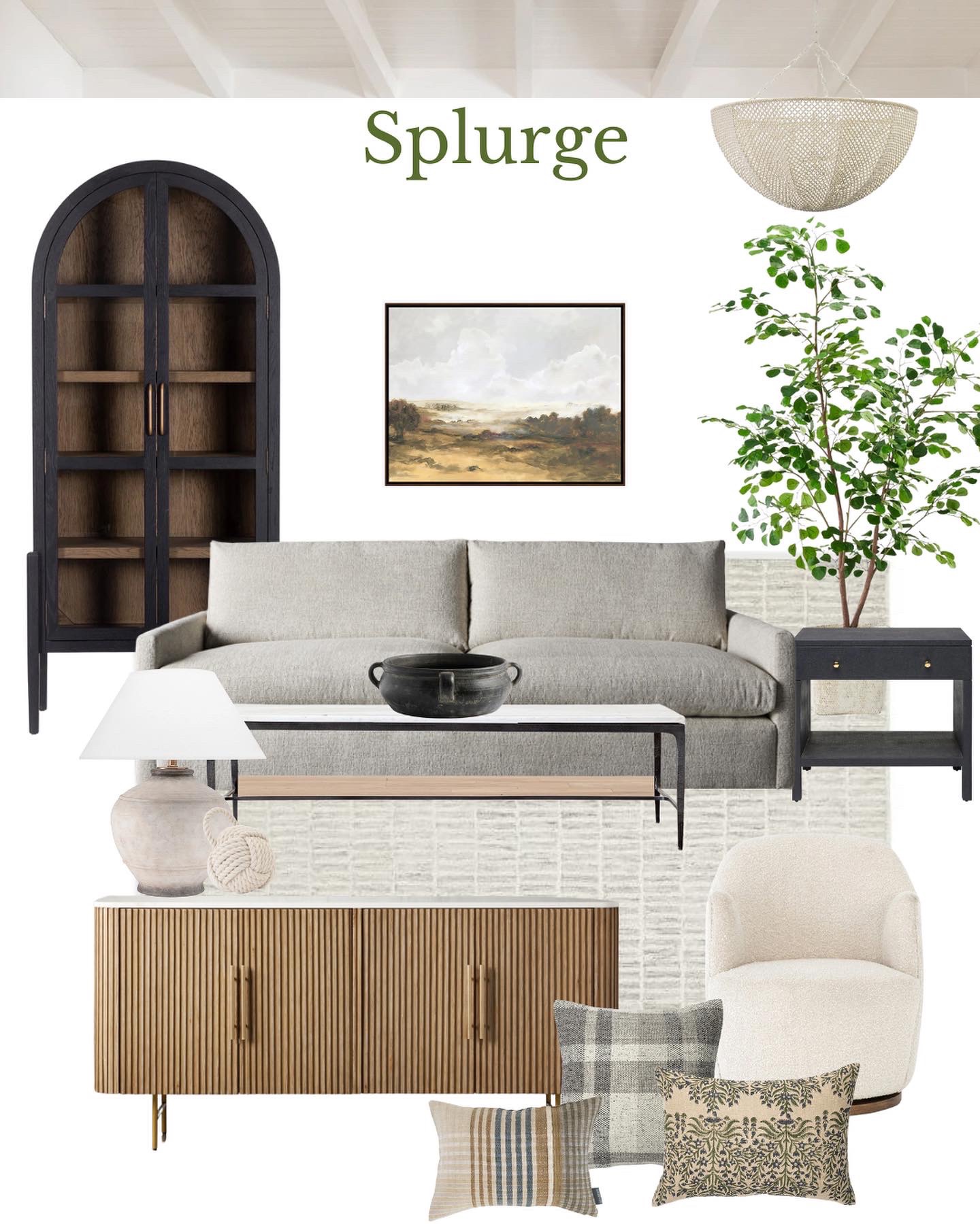 Living Room Design Board